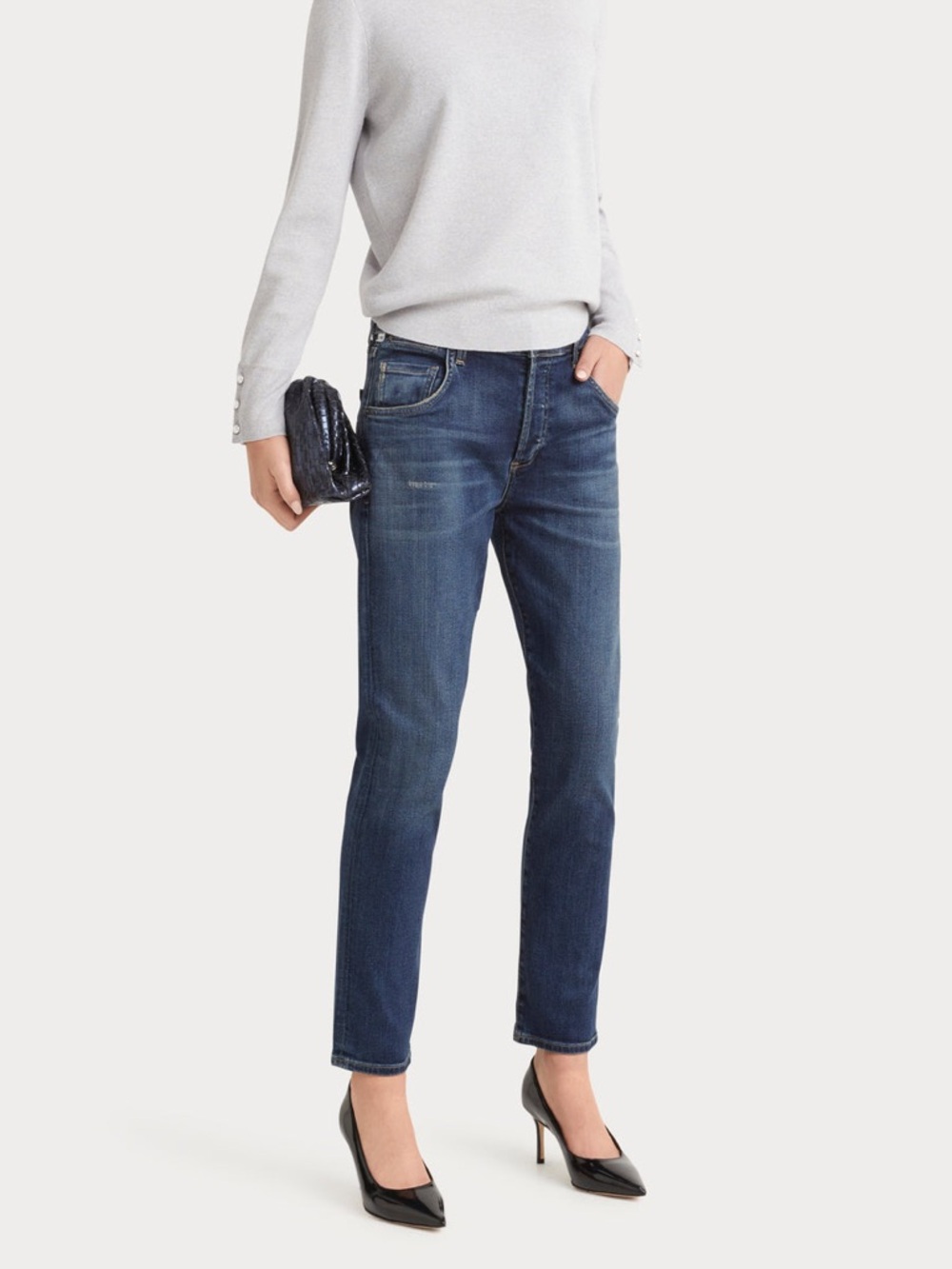 Citizens Of Humanity Women’s Dark Wash Emerson Relaxed Boyfriend Jean size 24 - Picture 3 of 9